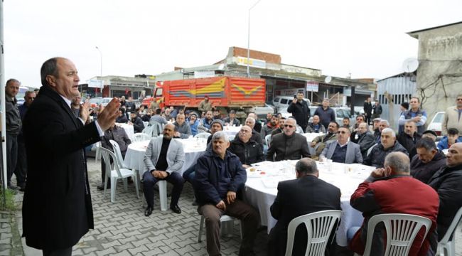 Nişancı, Sanayi Sitesi Esnafı ile buluştu