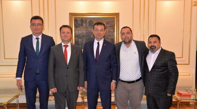 İmamoğlu'na İzmir'den ilk ziyaret Serdar Aksoy'dan