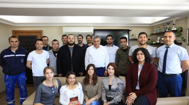 Gençlik Kolarından Başkan İnce’ye Ziyaret