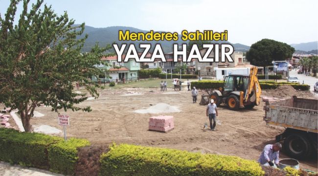 Menderes Sahilleri Yaza Hazır