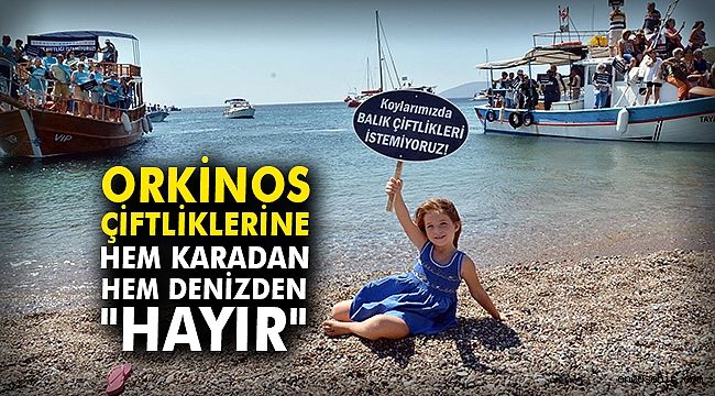 Hem karadan hem denizden