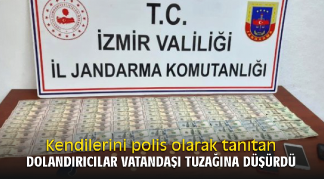 Kendilerini polis olarak tanıtan dolandırıcılar vatandaşı tuzağına düşürdü