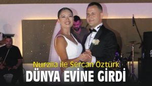 Nurziia ile Sercan Öztürk dünya evine girdi