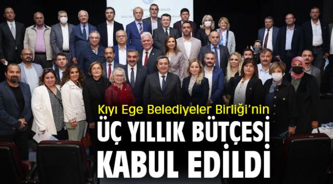 Kıyı Ege Belediyeler Birliği’nin, üç yıllık bütçesi kabul edildi