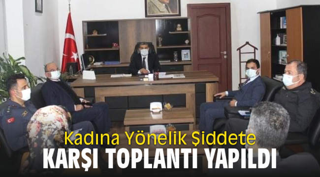 Seferihisar’da Kadına Yönelik Şiddete karşı toplantı yapıldı
