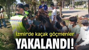 İzmir'de kaçak göçmenler yakalandı!