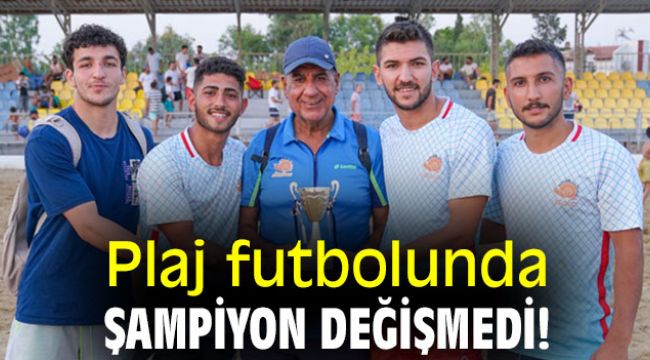 TFF Plaj Futbol Ligi Seferihisar Etabı'nda Şampiyon Değişmedi