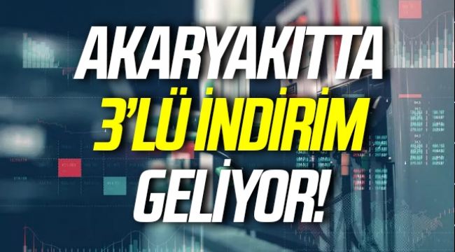 Akaryakıtta sevindiren haber: 3'lü indirim yolda: Benzin, motorin ve LPG...