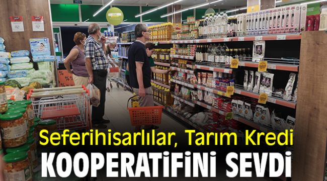 Seferihisarlılar, Tarım Kredi Kooperatifini sevdi