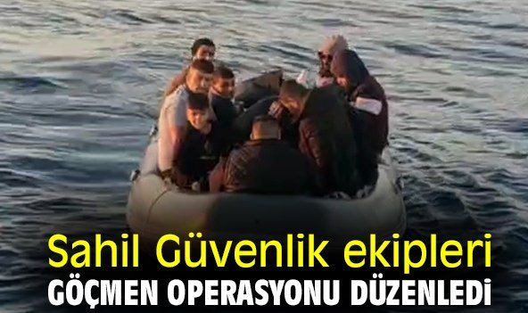 27 Ekim 2022 Sahil Güvenlik ekipleri göçmen operasyonu düzenledi