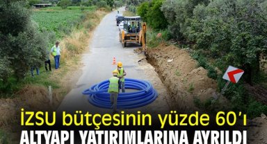 İZSU bütçesinin yüzde 60’ı altyapı yatırımlarına ayrıldı