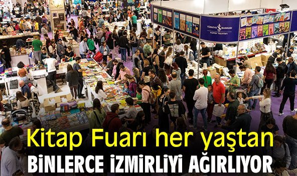 Kitap Fuarı her yaştan binlerce İzmirliyi ağırlıyor