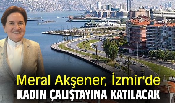 Meral Akşener, İzmir'de kadın çalıştayına katılacak