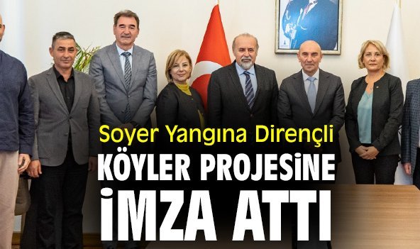 Soyer, Yangına Dirençli Köyler Projesine imza attı