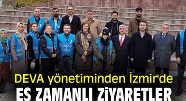 DEVA yönetiminden İzmir'de eş zamanlı ziyaretler