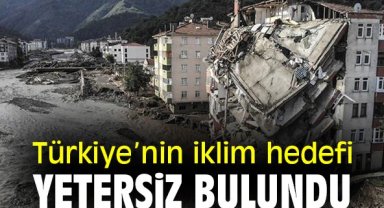 Türkiye’nin iklim hedefi yetersiz bulundu