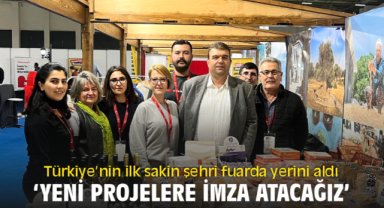 Türkiye’nin ilk sakin şehri fuarda yerini aldı ‘Yeni projelere imza atacağız’