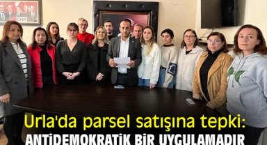 Urla'da parsel satışına tepki: Antidemokratik bir uygulamadır