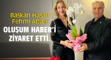 Başkan Hasan Fehmi Abacı Oluşum Haber'i ziyaret etti