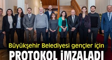 Büyükşehir Belediyesi gençler için protokol imzaladı