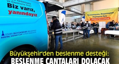 Büyükşehir'den beslenme desteği: Beslenme çantaları dolacak