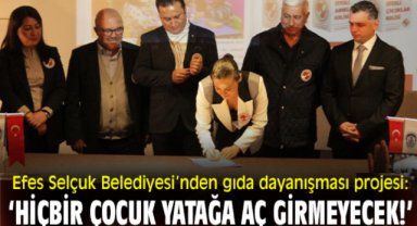 Efes Selçuk Belediyesi’nden gıda dayanışması projesi: ‘Hiçbir çocuk yatağa aç girmeyecek!’