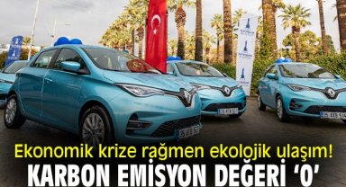 Ekonomik krize rağmen ekolojik ulaşım! Karbon emisyon değeri ‘0’