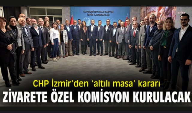 CHP İzmir’den ‘altılı masa’ kararı: Ziyarete özel komisyon kurulacak