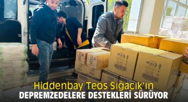 Hiddenbay Teos Sığacık'ın Depremzedelere destekleri sürüyor