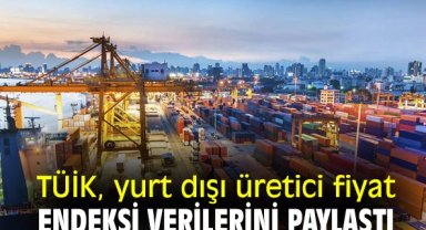 TÜİK, yurt dışı üretici fiyat endeksi verilerini paylaştı