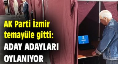 AK Parti İzmir temayüle gitti: Aday adayları oylanıyor