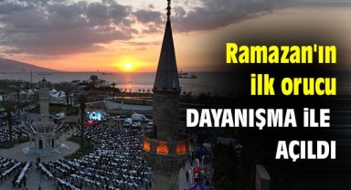 Ramazan'ın ilk orucu, dayanışma ile açıldı