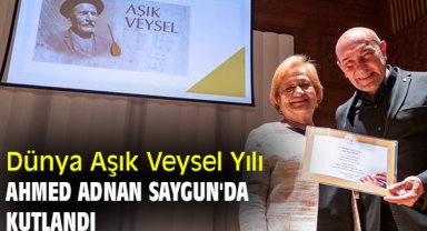 Dünya Aşık Veysel Yılı, Ahmed Adnan Saygun'da kutlandı