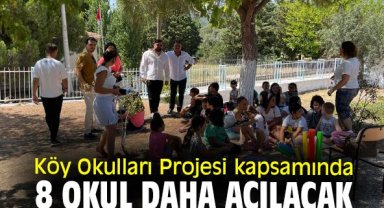 Köy Okulları Projesi kapsamında 8 okul daha açılacak