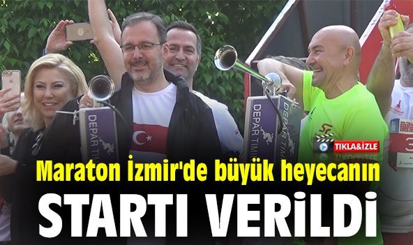 Maraton İzmir'de büyük heyecanın startı verildi