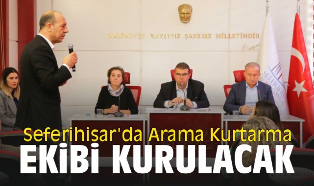 Seferihisar'da Arama Kurtarma Ekibi kurulacak