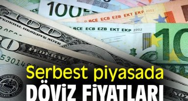 Serbest piyasada döviz fiyatları
