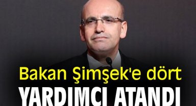 Bakan Şimşek'e dört yardımcı atandı