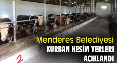 Menderes Belediyesi kurban kesim yerleri açıklandı