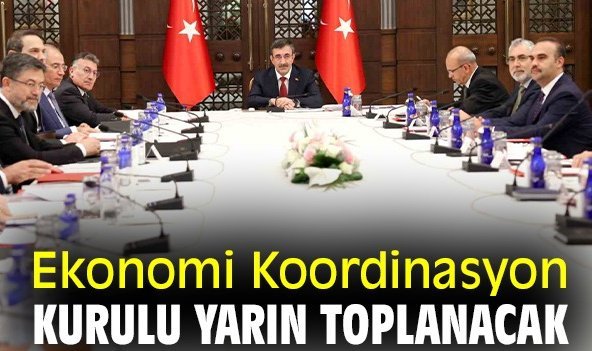 Ekonomi Koordinasyon Kurulu Yarın Toplanacak