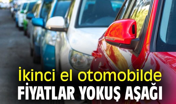 İkinci el otomobilde fiyatlar yokuş aşağı