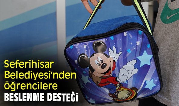 Seferihisar Belediyesi'nden öğrencilere beslenme desteği