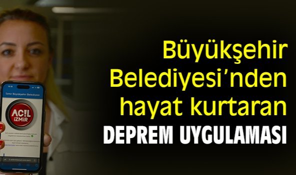 Büyükşehir Belediyesi’nden hayat kurtaran deprem uygulaması