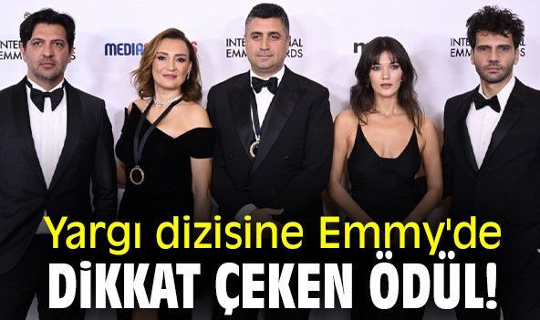 Yargı dizisine Emmy'de dikkat çeken ödül!