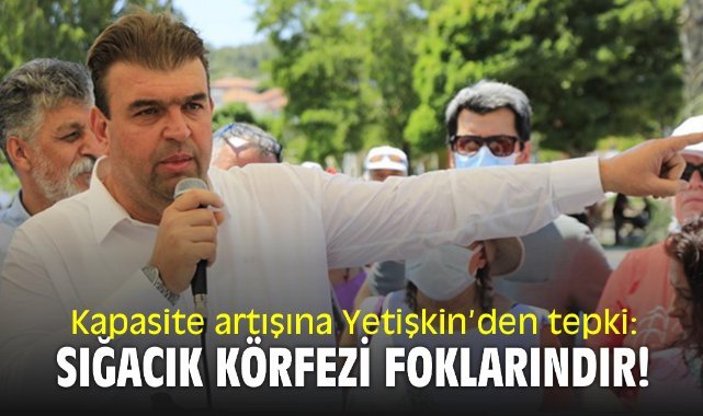 Kapasite artışına Yetişkin’den tepki: Sığacık Körfezi foklarındır!
