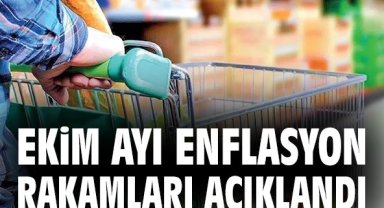 Ekim ayı enflasyon rakamları açıklandı