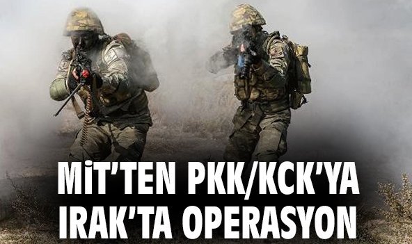 MİT’ten PKK/KCK’ya Irak’ta operasyon