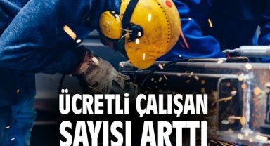 Ücretli çalışan sayısı arttı