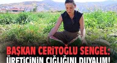 Başkan Ceritoğlu Sengel: Üreticinin çığlığını duyalım!
