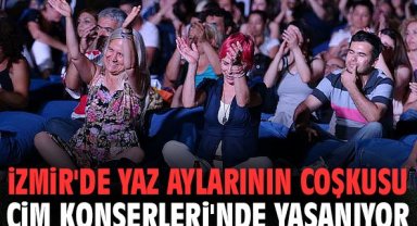 İzmir'de yaz aylarının coşkusu Çim Konserleri'nde yaşanıyor